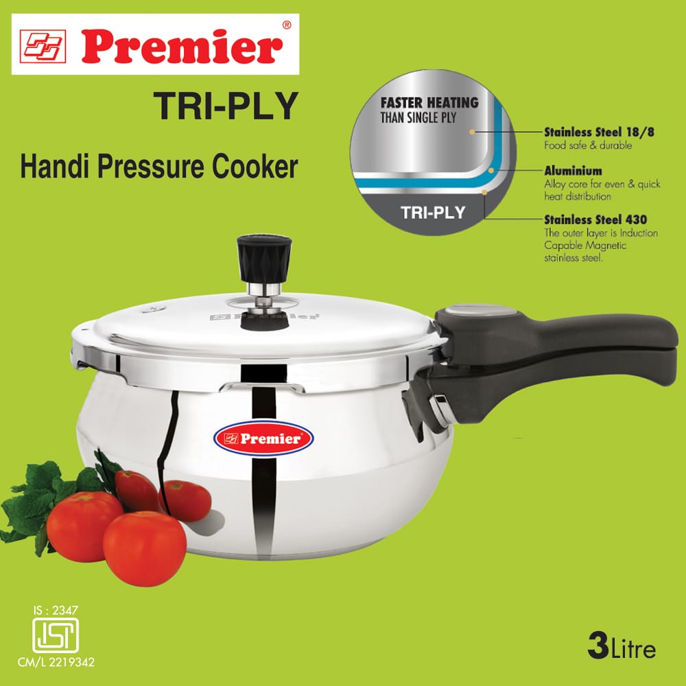 Tri Ply Prestige Swatch Pressure Cooker Prestige Swachh Cooker